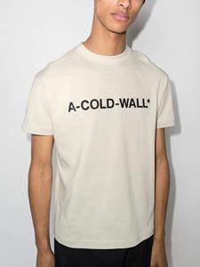 A-COLD-WALL* T-shirt met logoprint - Beige