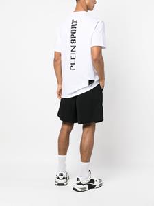 Plein Sport T-shirt met logopatch - Wit