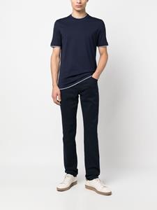 Brunello Cucinelli T-shirt met ronde hals - Blauw