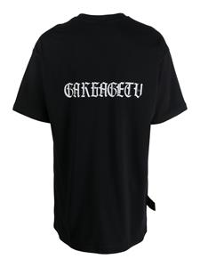 Garbage Tv T-shirt met print - Zwart