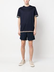 Paul Smith T-shirt met streepdetail - Blauw