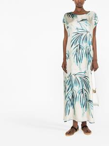 F.R.S For Restless Sleepers Maxi-jurk met print - Wit