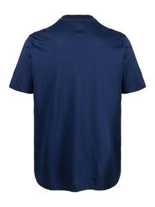 Mazzarelli T-shirt met ronde hals - Blauw