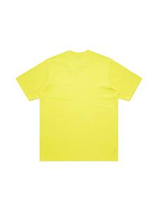 Supreme T-shirt met geverfde zak - Geel
