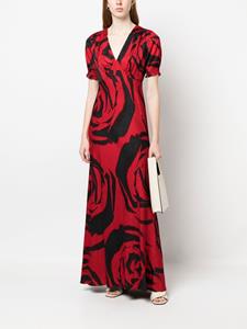 DVF Diane von Furstenberg Jurk met print - Rood