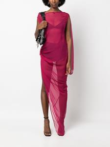 Rick Owens Asymmetrische maxi-jurk - Roze