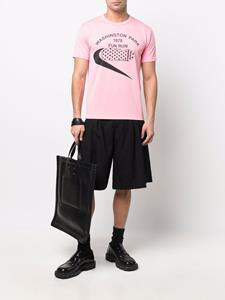 Black Comme Des Garçons x Nike T-shirt met print - Roze