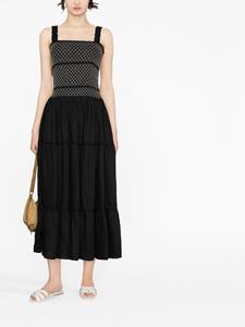 BOTEH Gelaagde maxi-jurk - Zwart