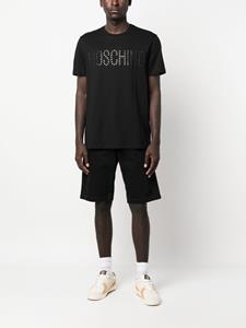 Moschino T-shirt met studs - Zwart