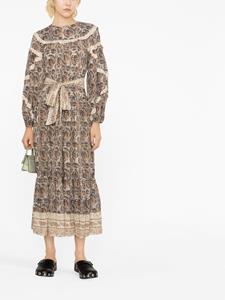 Ulla Johnson Maxi-jurk met abstracte print - Beige