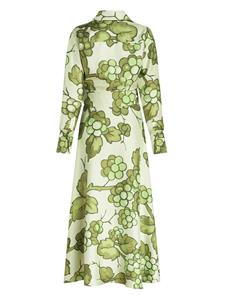 ETRO Maxi-jurk met fruitprint - Groen