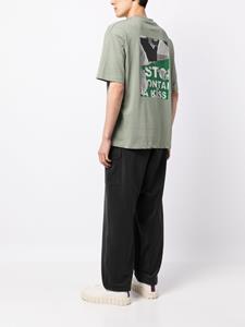 Izzue T-shirt met print - Groen