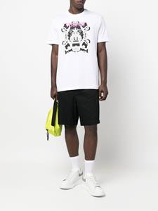 Versace T-shirt met grafische print - Wit