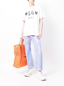 MSGM T-shirt met logoprint - Wit
