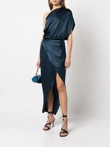 Michelle Mason Asymmetrische jurk - Blauw