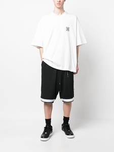 Mastermind Japan T-shirt met QR code-print - Wit
