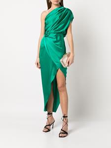 Michelle Mason Asymmetrische jurk - Groen