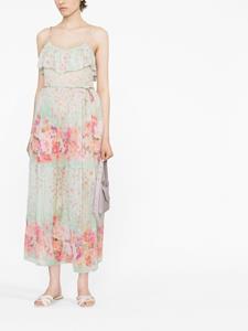 TWINSET Maxi-jurk met bloemenprint - Groen
