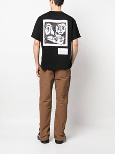 Charles Jeffrey Loverboy T-shirt met print - Zwart