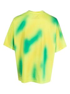 Bonsai T-shirt met abstract patroon - Groen