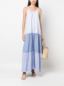 Semicouture Maxi-jurk met print - Blauw