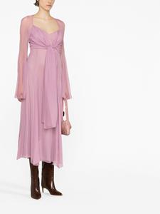 Blumarine Maxi-jurk met V-hals - Roze