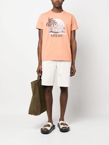 MARANT T-shirt met print - Oranje