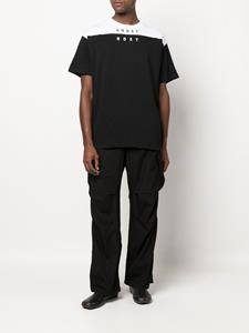 Raf Simons Tweekleurig T-shirt - Zwart