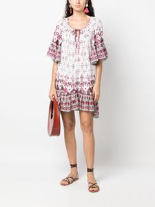 MARANT ÉTOILE Maxi-jurk met geometrische print - Wit
