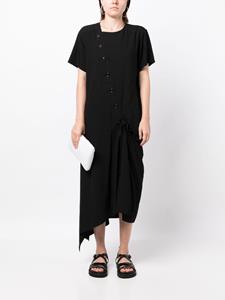 Y's Maxi-jurk met korte mouwen - Zwart