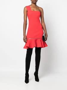 Alexander McQueen Asymmetrische jurk - Rood