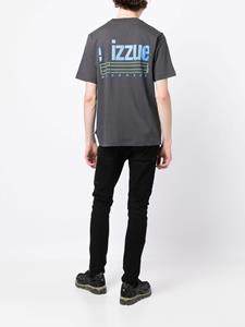 Izzue T-shirt met logoprint - Grijs