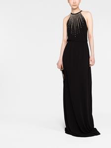 Gucci Maxi-jurk verfraaid met kristallen - Zwart