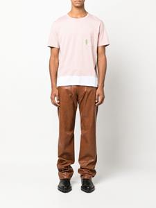 Nick Fouquet T-shirt met geborduurde zak - Roze