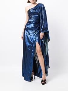 Semsem Off-shoulder jurk - Blauw