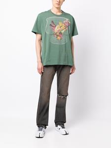 Doublet T-shirt met print - Groen