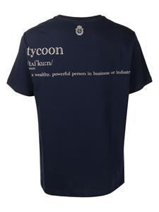 Billionaire T-shirt met grafische print - Blauw