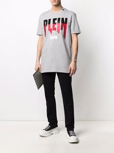 Philipp Plein T-shirt met logoprint - Grijs