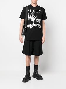 Philipp Plein T-shirt met grafische print - Zwart