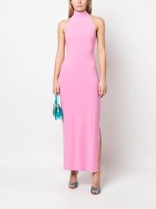 Norma Kamali Maxi-jurk met halternek - Roze