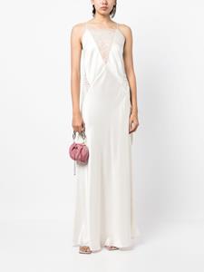 Michelle Mason Mouwloze jurk - Wit