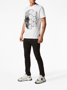 Philipp Plein T-shirt met print - Wit