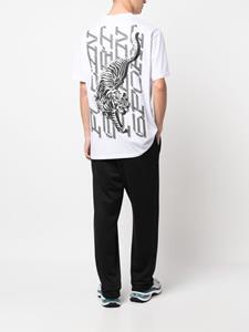 Plein Sport Tiger-print cotton T-shirt - Wit