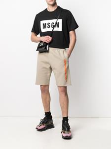 MSGM T-shirt met logoprint - Zwart