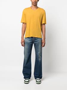 Saint Laurent T-shirt met ronde hals - Geel