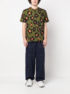 Kenzo T-shirt met luipaardprint - Groen