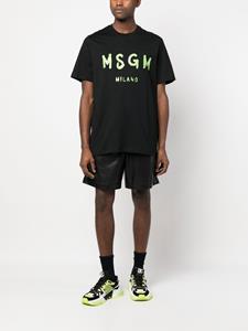 MSGM T-shirt met logoprint - Zwart