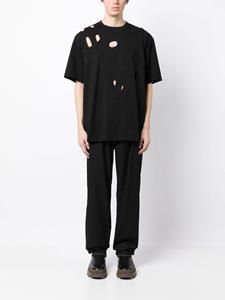 Feng Chen Wang Overhemd met uitgesneden details - Zwart