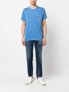 Fay Katoenen T-shirt - Blauw