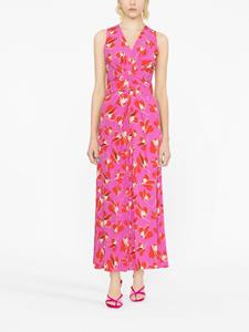 DVF Diane von Furstenberg Maxi-jurk met bloemenprint - Roze